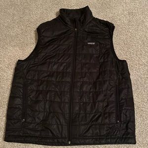 Black Nano Puff Patagonia vest size xl